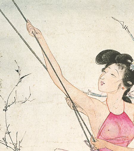 秀屿-胡也佛的仕女画和最知名的金瓶梅秘戏图